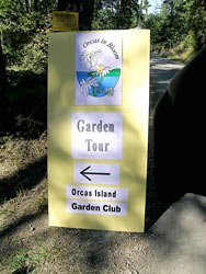 Sign for the tour