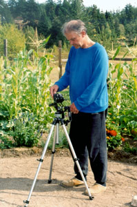 Anthony with still camera