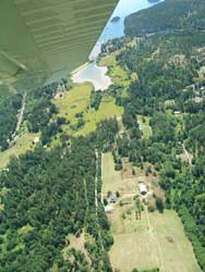 The meadow surrounding Deer Harbor