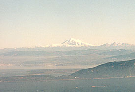 Mt. Baker and the Cascade Mountain Range
